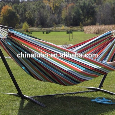 2017 Popular hammock with space saving steel hammock stand high quality