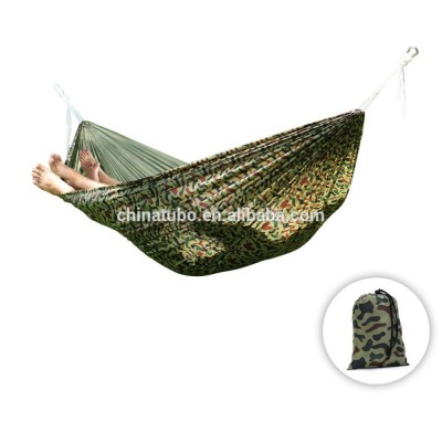 Colorful Parachute Nylon Fabric Travel Camping Hammock